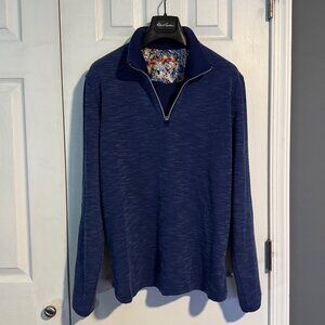 Robert Graham 3/4 zip long sleep top.